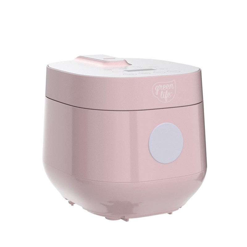 GreenLife Digital Rice Cooker, 2-Cups Uncooked/4-Cups Cooked, Removable Nonstick Ceramic