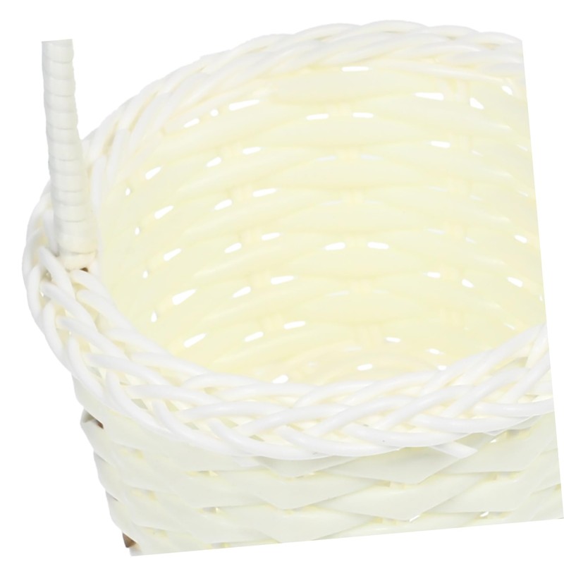Ciieeo 5pcs Portable Woven Storage Baskets Multi Function Handle Baskets