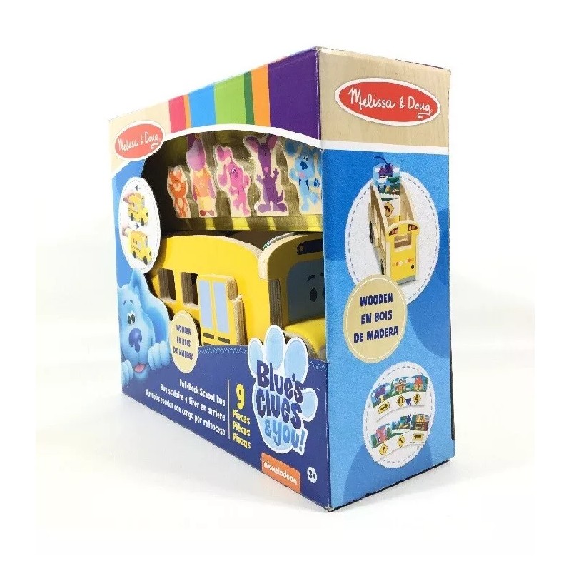 Melissa & Doug Blue's Clues & You! Wooden Pull Back
