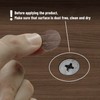 Furndiy 21mm 72 Pcs Walnut Self-Adhesive Screw Cover Caps -