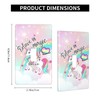 Unicorn Light Switch Cover With Rainbow Scene Decorative 1 Gang