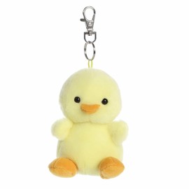 Aurora® Adorable Palm Pals™ Betsy Chick™ Clip-On- Fun Collectible Plush For Kids and Adult Collectors - Perfect For Backpacks and Birthday Gifts - Yellow 4 Inches