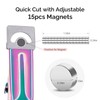 MelodySusie Acrylic Nail Clippers with 15Pcs Magnets Tip Cutters for