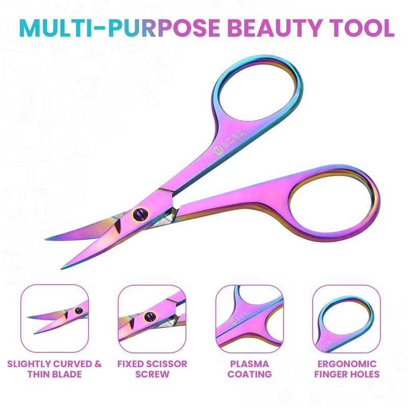 Nail Scissors Curved Cuticle Sharp Multipurpose Beauty & Grooming Shears