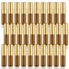 30 Pcs Golden Vials Mini Spray Bottle Amber Glass Fine