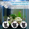 2Kit Canister Filter Lid Fastener Compatible With Fluval FX4/FX5/FX6 Filter