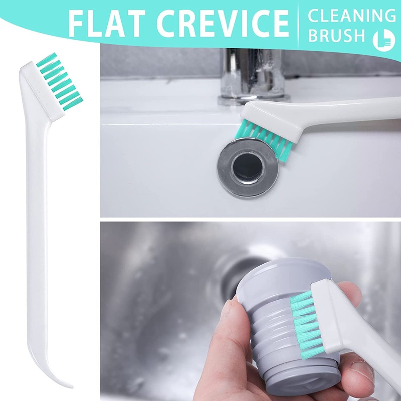 Small Cleaning Brushes Set, 4 pcs Crevice Household Cleaning Tool