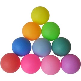 12 Pcs Standard 40mm Ping-Pong Balls Grind Reusable Plastic Table Tennis Ball Colorful Ping-Pong Balls Random Color