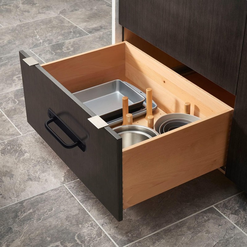 Westablize 12 Pack 5 Inch 128 mm Matte Black Cabinet