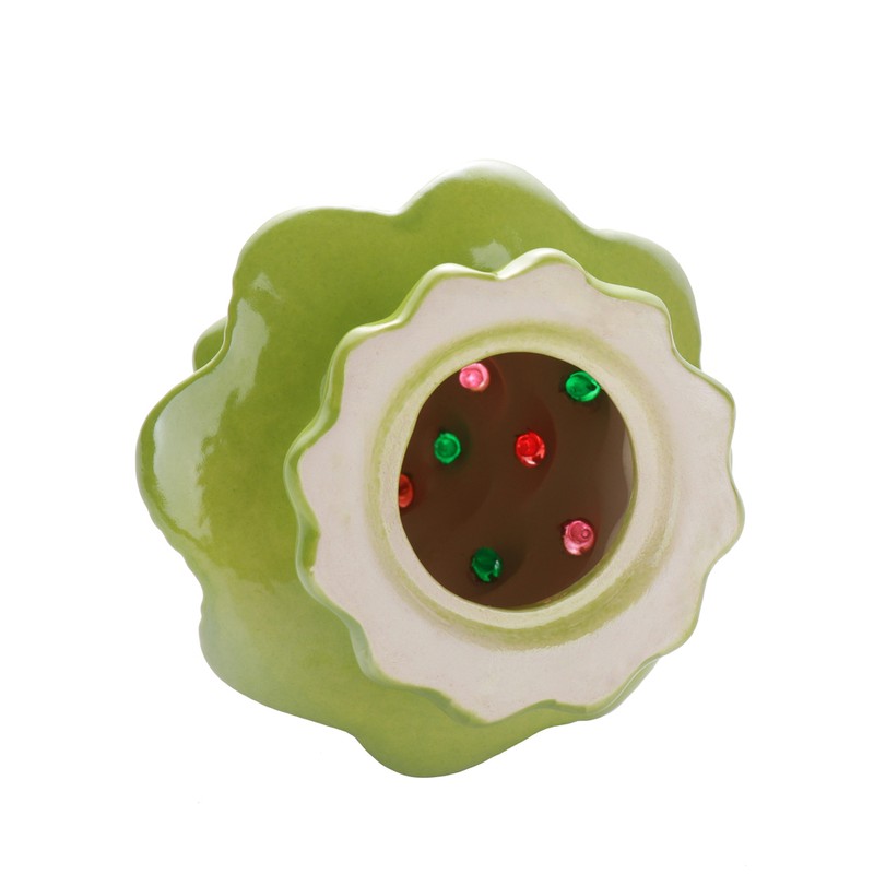 Vintage Green Lighted Ceramic Christmas Tree