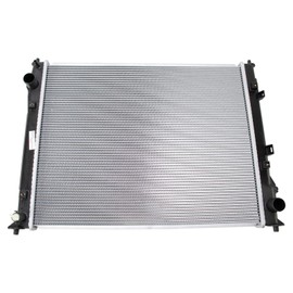 TRQ Radiator Assembly Aluminum Core Compatible with 16-21 Honda Civic CU13583