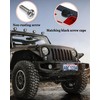 BGGTMO Mountain License Plate Frames- Gray on Black Mountain Raised,