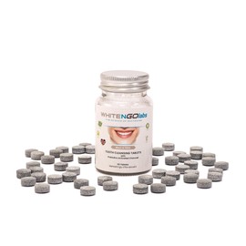 Whitengolabs Organic Activated Charcoal Teeth Whitening Tablets for Clean Teeth and Fresh Breath Activated Charcoal (Pack 3)