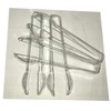 Pack of 1, 2,3,4,5 Clear Plastic Tongs for Serving Disposable