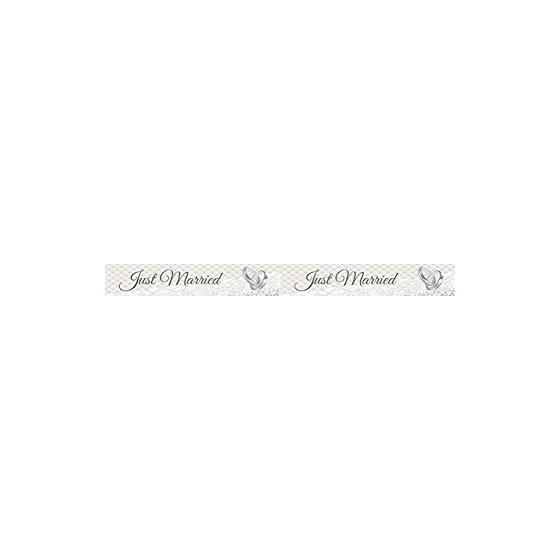Just Married Decorative Marking Tape 15 Meter