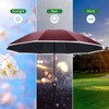 DAWNTREES Windproof Travel Umbrella,Automatic Opening And Closing,Compact, Sturdy, and Lightweight,Sun