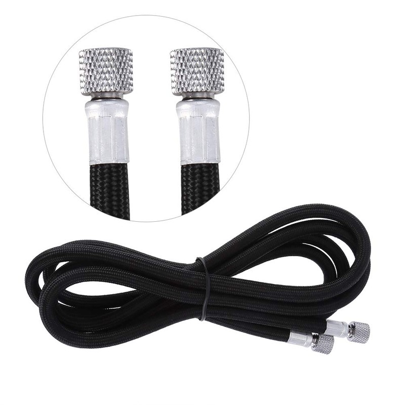 Professional Nylon Braided Airbrush Hose with Standard Adapter 6ft Size