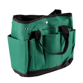 SagaSave Garden Tote Bag, Garden Tool Storage Bag with Multiple Pockets, Large Capacity Home Tool Organizer for Gardening, Yard, Lawn Work