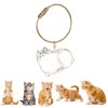 Zengjunwei Cat Hair Keyring, Cat Hair Memorial Capsules Keychain, Transparent