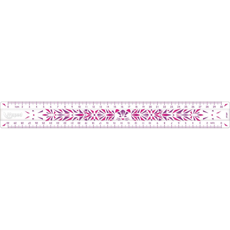Maped Study Fancy 245601 Shockproof Ruler 30 cm