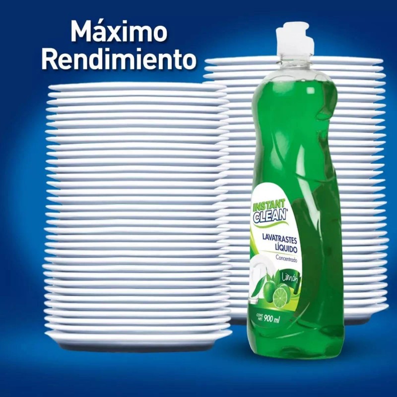 Instant Clean Kit De Lavatrastes Limón Y Limpiador Lavanda Instant