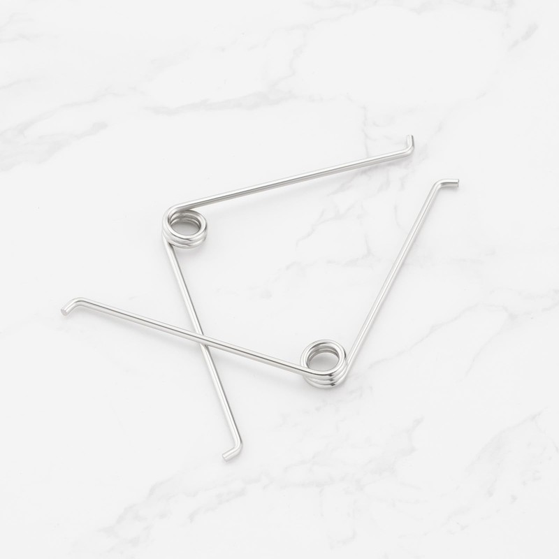 VGOL 10pcs V-Shape Spring Stainless Steel Small Torsion Spring for