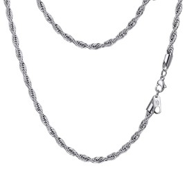 PROSTEEL Mens Necklace Chain Cool Chains Stainless Steel Necklaces 24 Inch