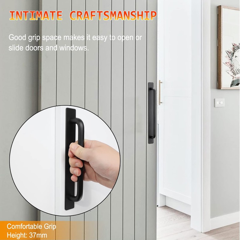 Self-Stick Instant Cabinet Drawer Handles Pulls - 2pcs Aluminum Alloy
