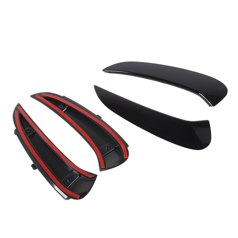 Pair of Rear Bumper Side Vent Spoiler Trim Left Right