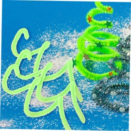 Operitacx 100St Drehstange bastelsets für kinder basteln für kinder weihnachtliche Chenille-Stiele Weihnachts-Chenille-Stiele Spielzeug Rohr Pfeifenreiniger Bastelbedarf