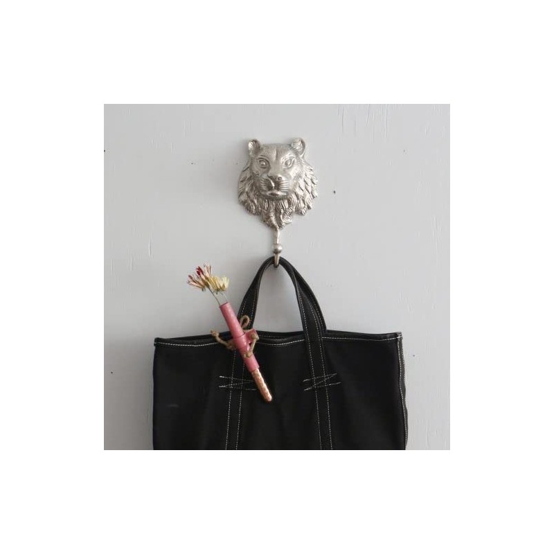 HERE Aluminum Lion Head Wall Hook Aluminum Lion Head Wall