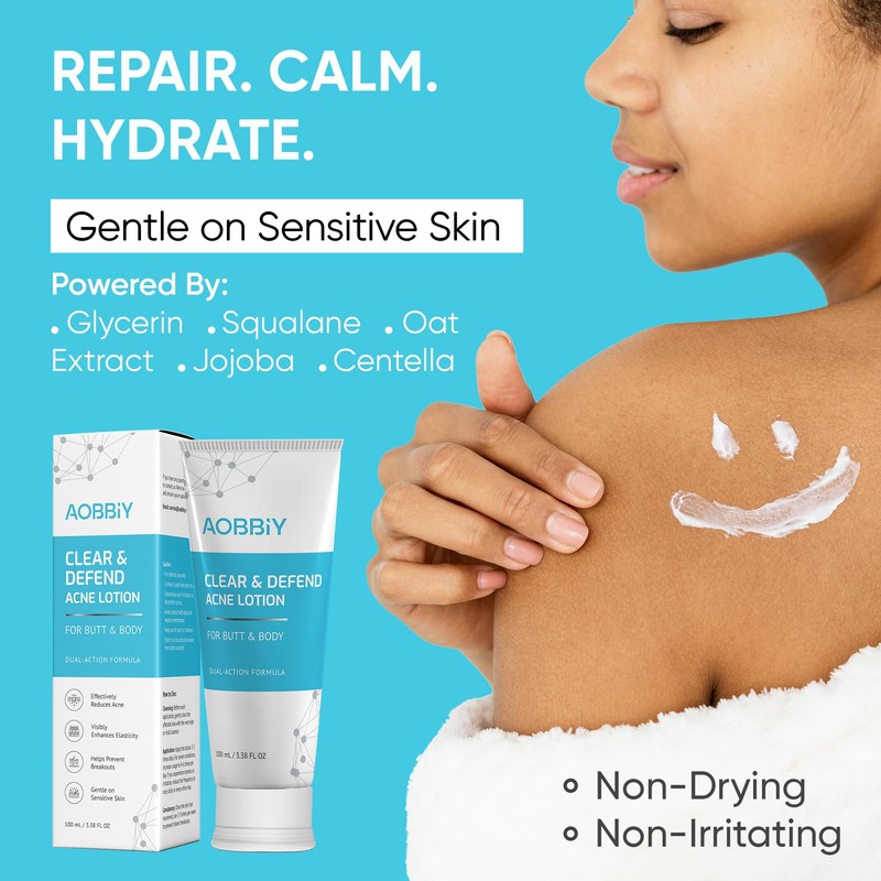 Butt Acne Clearing Treatment Cream: Clears & Prevents Breakouts Fast
