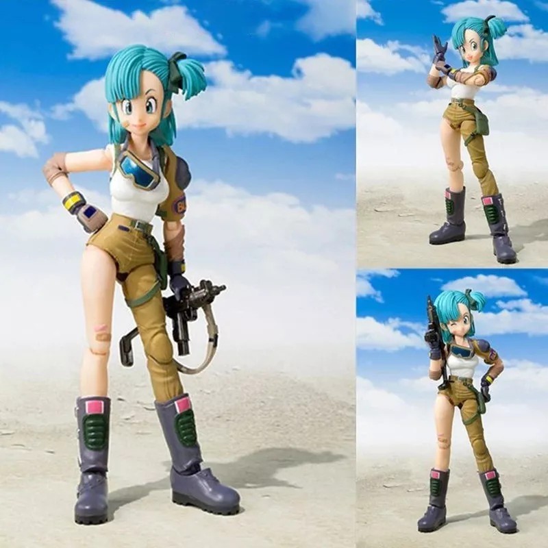 Pmarket Figura Bulma Dragon Ball Z Articulable Con Accesorios 13cm