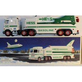 Hess 1999 Hess Toy Truck and Space Shuttle with Satellite new in box