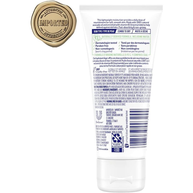 St Ives Hidratante facial Nourish & Glow