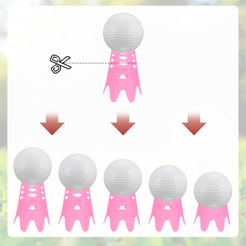 TIXIPEM Golf Simulator Tees [30PCS] - Plastic Golf Tees Use