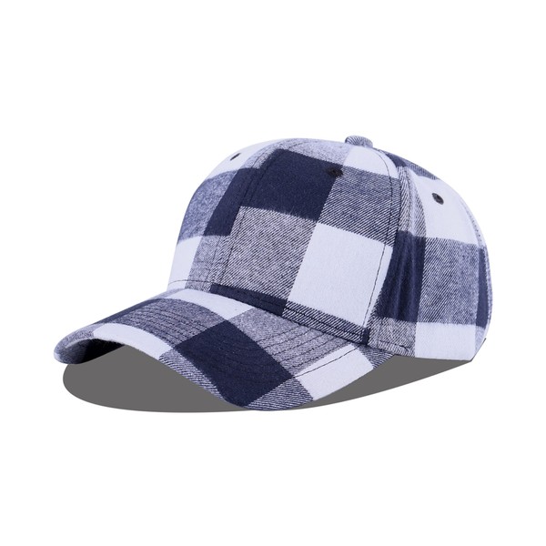 LANGZHEN Gorra de béisbol ajustable con estampado a cuadros, mezcla