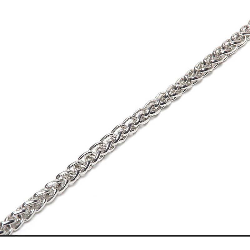 GoodsLand GD-WLCHAIN-05 Metal Wallet Chain, Long, Stylish, Men's, Silver, Approx.