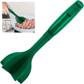 Onperpoe Minced Meat Chopper 25 cm Minced Meat Masher Kitchen Utensils Hamburger Meat Chopper Tool for Minced Meat Potato Masher Non-Stick Kitchen Aid with Ergonomic Handle for Mixing