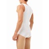Underworks Mens Compression Tanksuit Girdle Shirt Small White