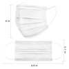 Borje White Disposable Face Masks 100 Pcs White Face Mask