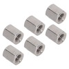20 Pcs Hex Coupling Nut M8x1.25 L15mm 304 Stainless Steel