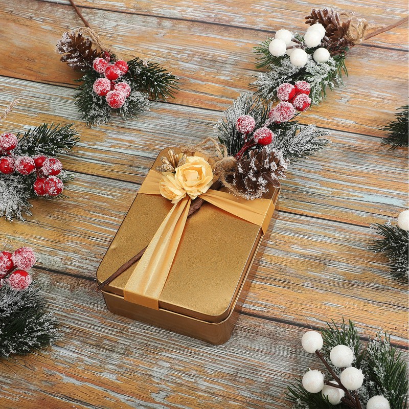 Artificial Christmas Picks Flower Picks Pine Decor For Festival Party