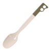 CHUMS CH62-1734-M095-00 Camper Cutlery 3-Piece Set, Khaki/Gray, Spoon: Length 7.9