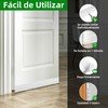Guardapolvo para Puerta 2pzs,Cubre Polvo para Puerta de 3 Capas