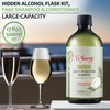 Hidden Alcohol Flask Kit,Empty Shampoo&Conditioner By Hidden Alcohol Flasks,Leak-Proof,BPA-Free|Empty Conditioner