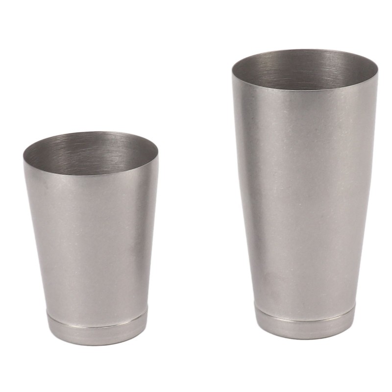 304 Stainless Steel Cocktail Shaker 2 Section Bartending Mixer Bar