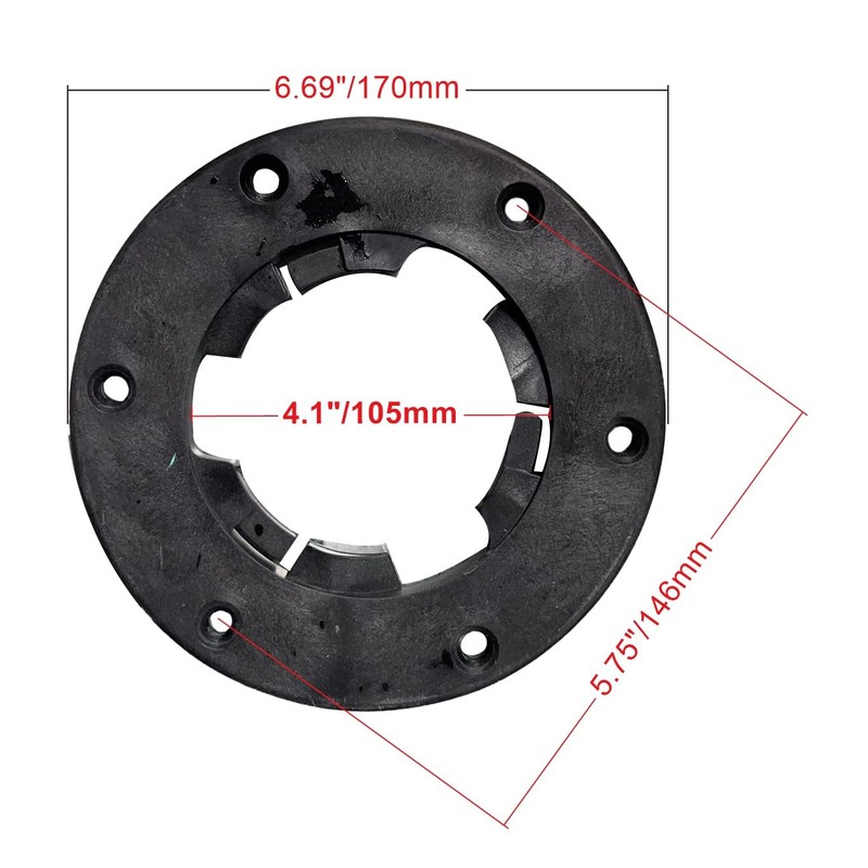 Universal 1 Piece 21 Inch Diameter Rotary Scrub Brush fit