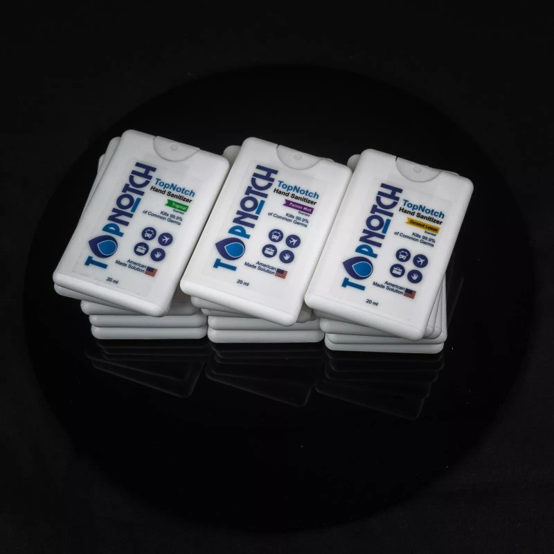TopNotch Hand Solution (12 Pack) Variety Pack Pocket Spray 20ml