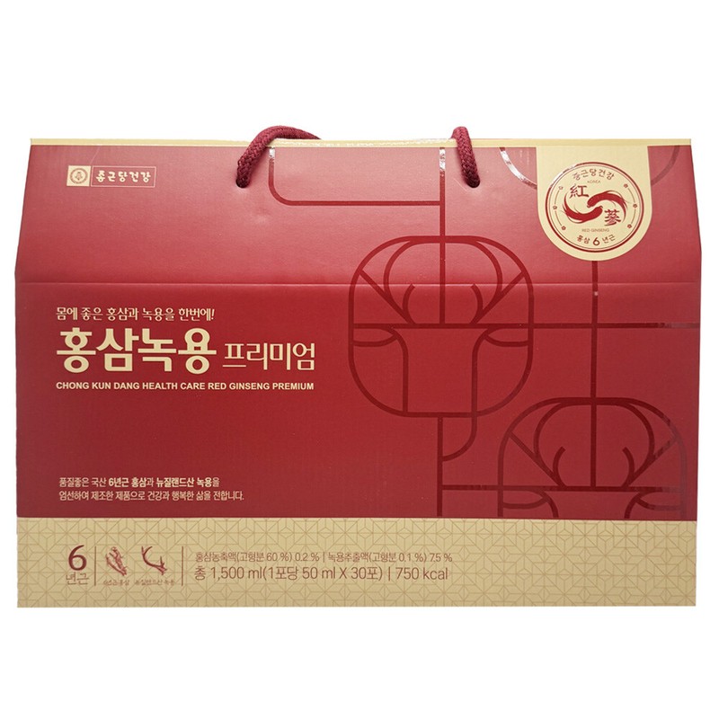 Chong Kun Dang Health Red Ginseng Antler Premium 30 packs